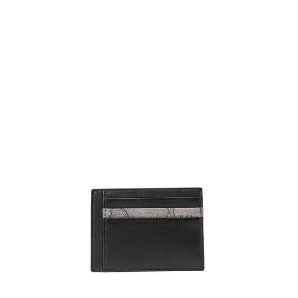 Alviero Martini Prima Classe Black Polyethylene Men's Cardholder - Picture 1 of 4